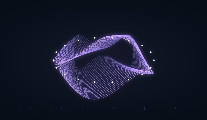 Abstract flowing intelligence field